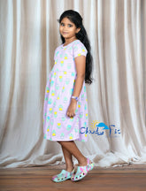 Lilac blossom frock