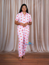 Red heart pyjama