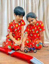 Red Toy Printed Set