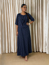 Navy polka Nightwear
