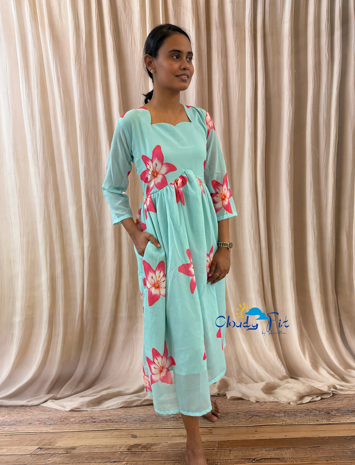 Mint petal maxi
