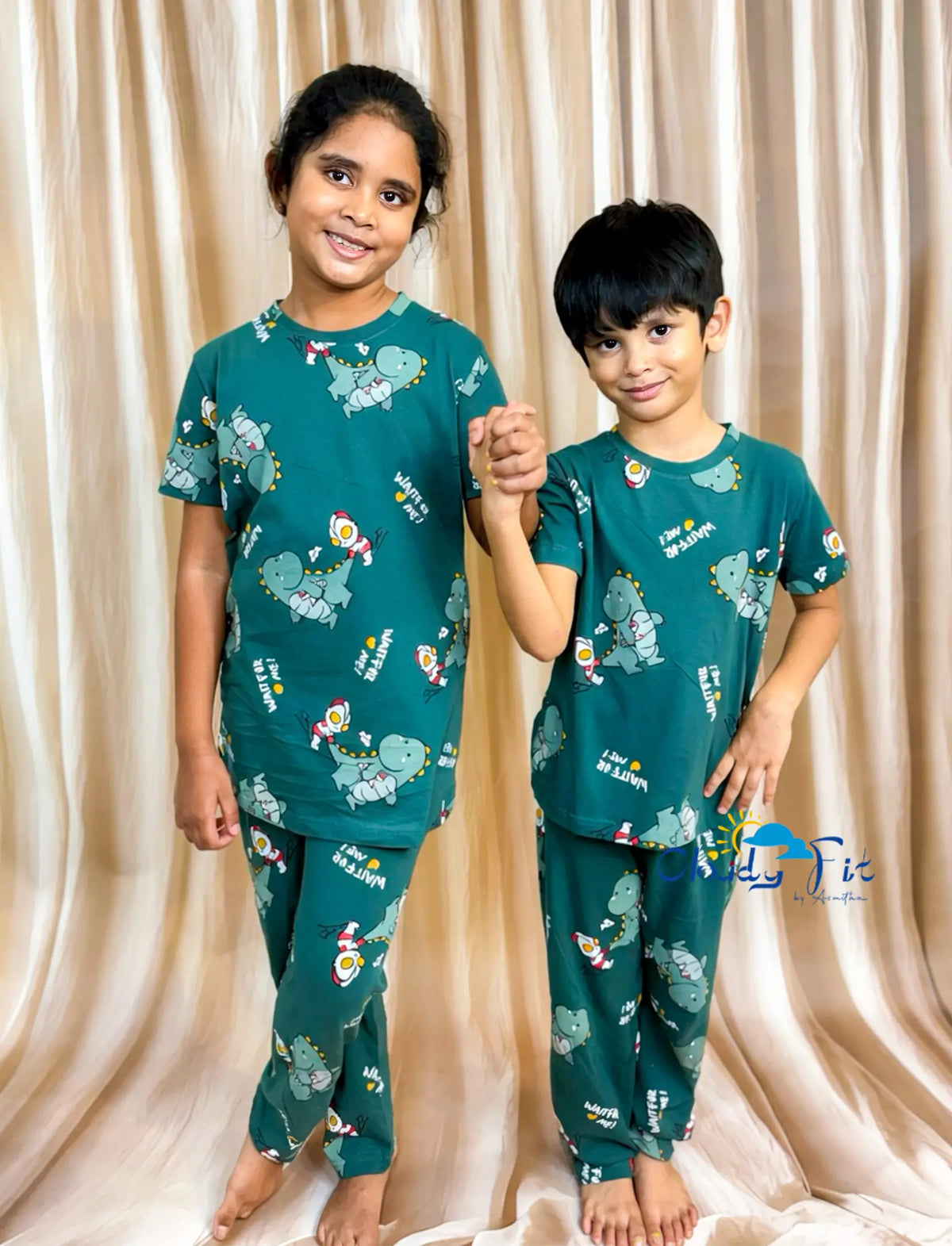 Green Dino Set