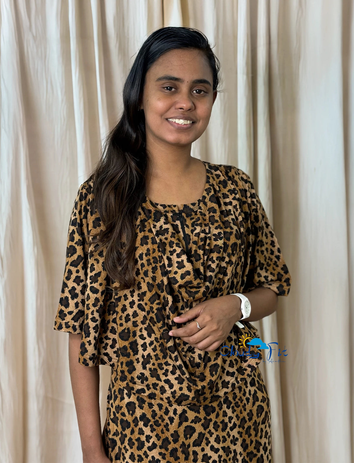 Leopard print nightwear